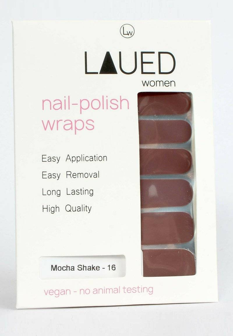 Vargu Vargu VARGU LAUED VEGANE NAGELFOLIEN SOLID BROWN - Nail stickers - mocha shake Bis zu 55% Rabatt