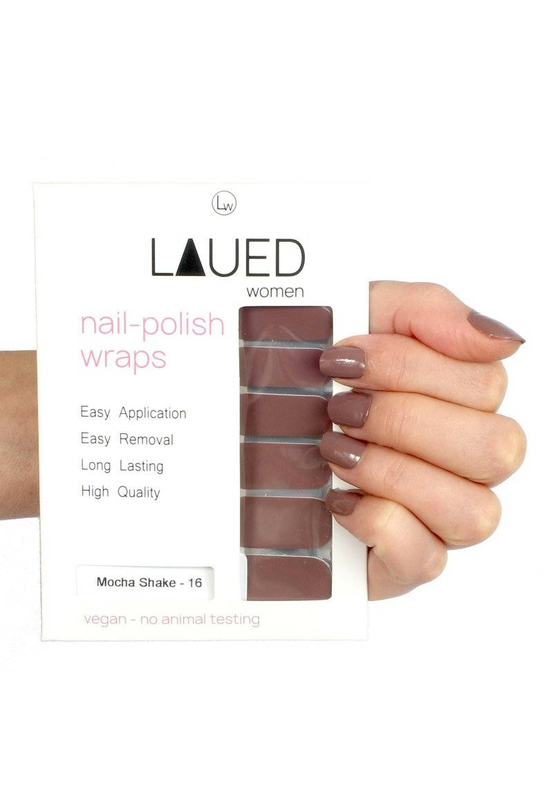 Vargu Vargu VARGU LAUED VEGANE NAGELFOLIEN SOLID BROWN - Nail stickers - mocha shake Bis zu 55% Rabatt