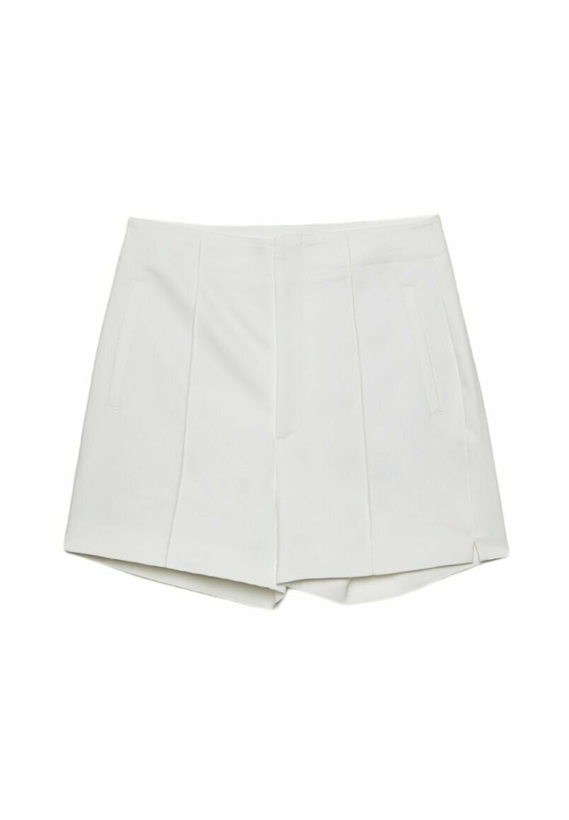 Stradivarius Stradivarius SMART WITH SEAM DETAIL - Shorts - white Hotsell