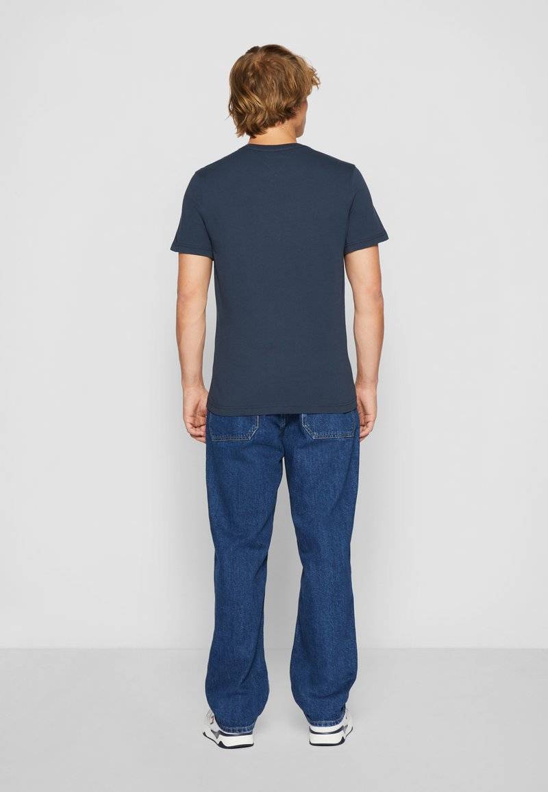 Tommy Jeans Tommy Jeans SLIM TEE - Basic T-shirt - black iris Kostenloser Versand