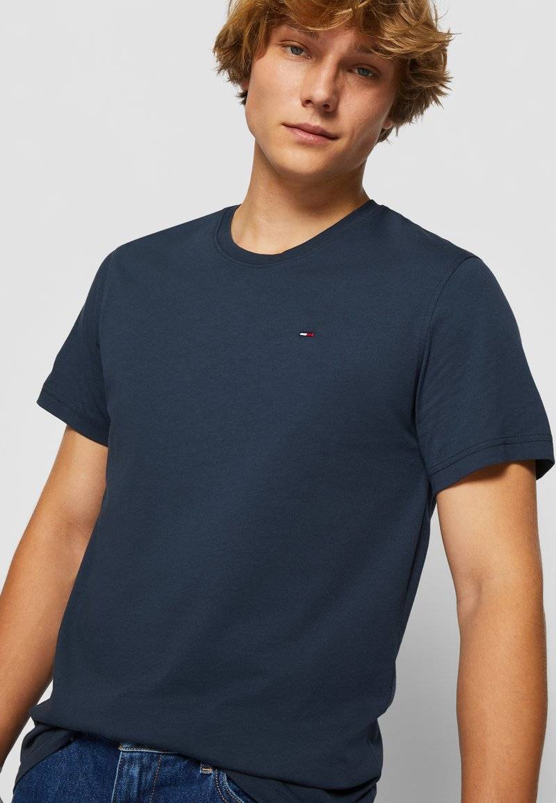 Tommy Jeans Tommy Jeans SLIM TEE - Basic T-shirt - black iris Kostenloser Versand