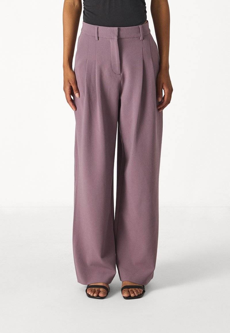 MSCH Copenhagen MSCH Copenhagen MIRABELLE MICHELLE PLEAT - Trousers - black plum
