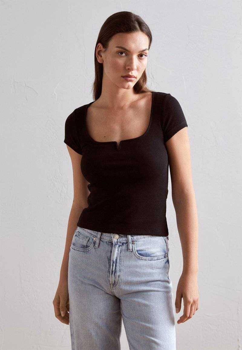 Anna Field Anna Field Basic T-shirt - black