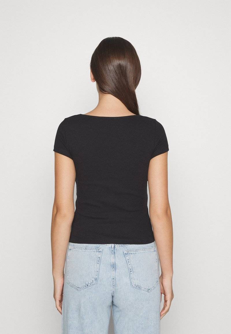 Anna Field Anna Field Basic T-shirt - black Kostenlose Rückgabe