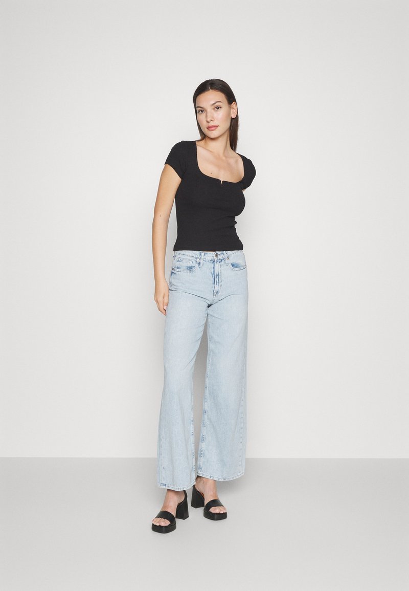 Anna Field Anna Field Basic T-shirt - black Kostenlose Rückgabe