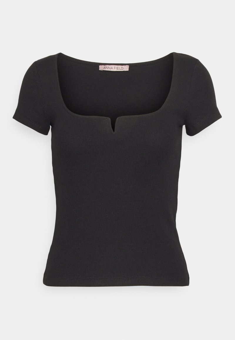 Anna Field Anna Field Basic T-shirt - black Kostenlose Rückgabe