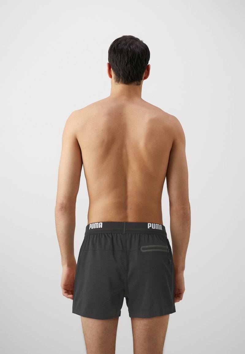 Puma Puma SWIM MEN LOGO LENGTH - Swimming shorts - black Begrenzte Freigabe