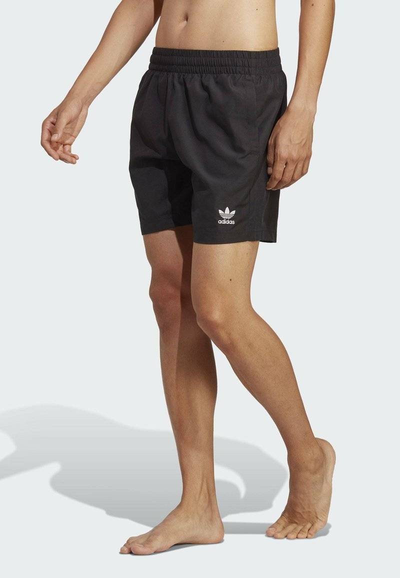 adidas Originals adidas Originals ADICOLOR ESSENTIALS SOLID - Swimming shorts - black white