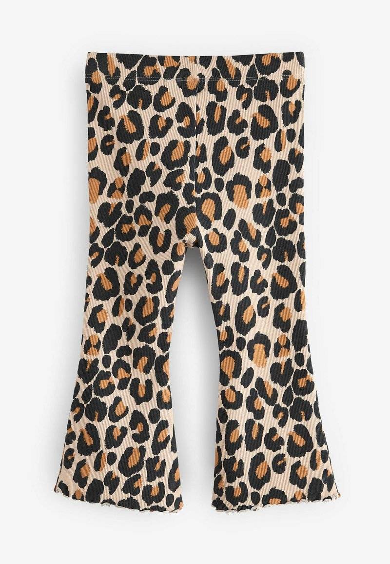 Next Next FLARE - Leggings - Trousers - animal leopard print Nur für heute