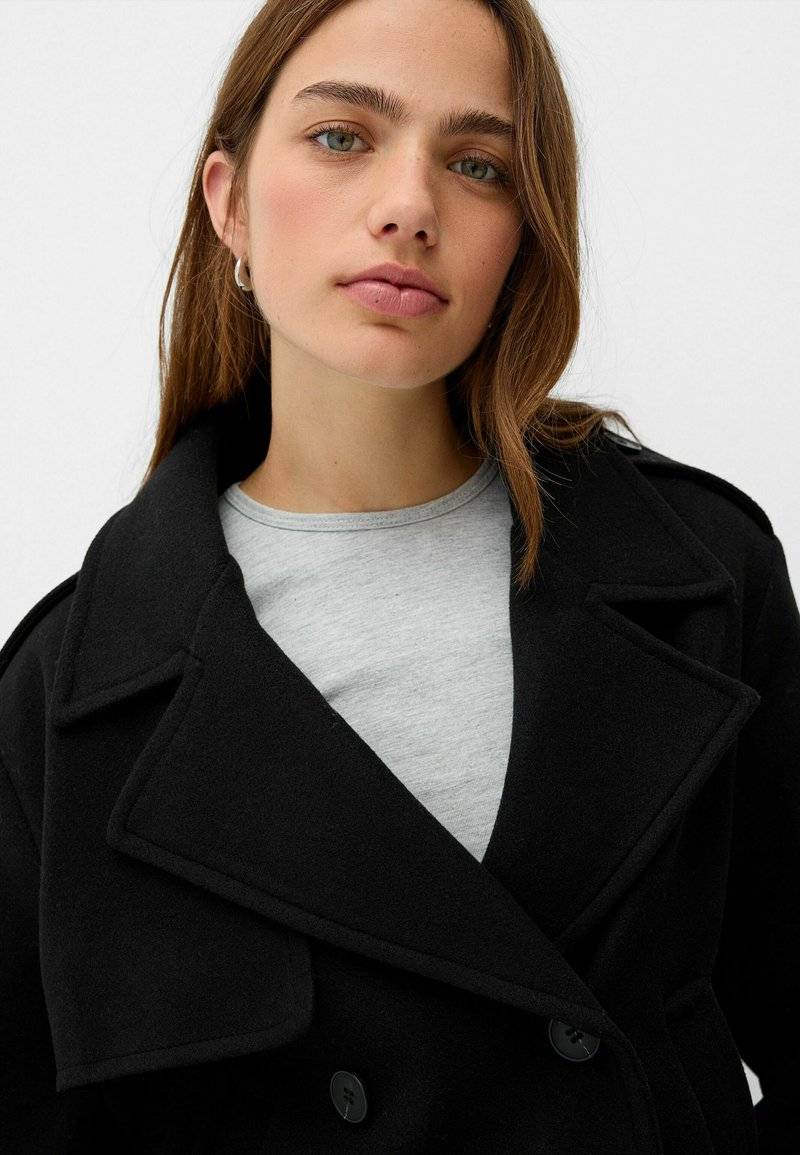 Bershka Bershka SOFT - Blazer - black Vierteljährliche Förderung