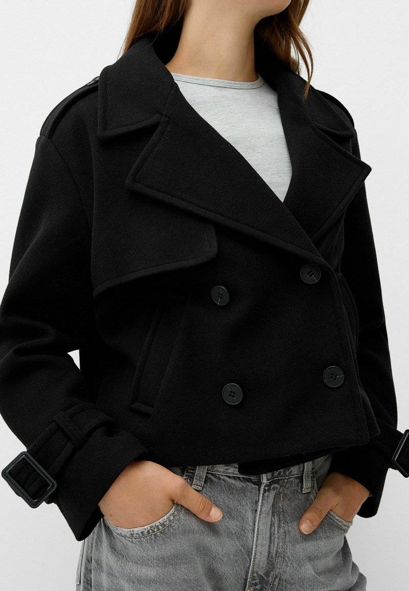 Bershka Bershka SOFT - Blazer - black Vierteljährliche Förderung