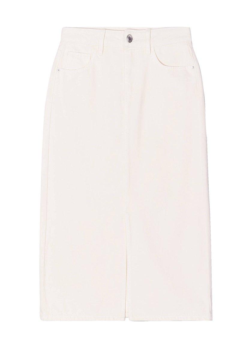 Cache Cache Cache Cache IN STANDARDGRÖSSE - Denim skirt - ecru Super Rabatt