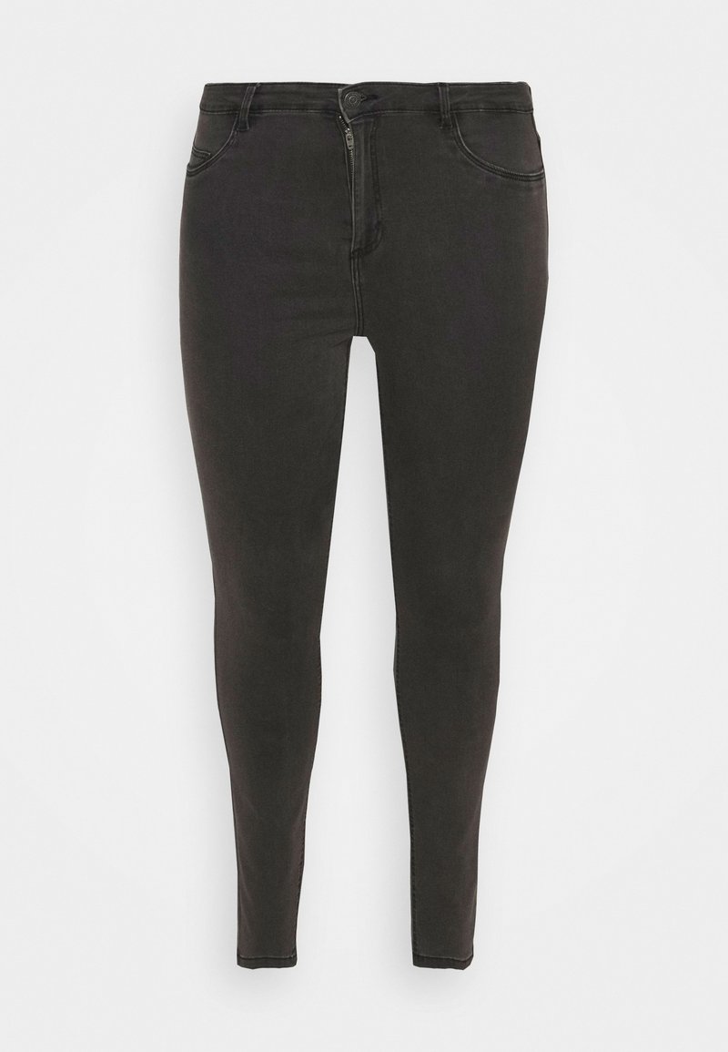 Noisy May Noisy May Jeans Skinny Fit - dark grey denim Kostenloser Versand international