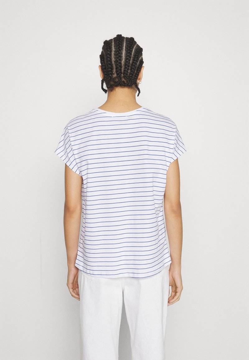 Anna Field Anna Field PLACED STRIPE FLAMINGO FRANCESCA - Print T-shirt - white Fabrikladen